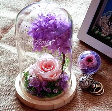 **PBO** Preserved Flowers Bottle<br>(Flowers with bottle only)